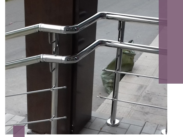 Монтаж поручней из нержавеющей стали в Кропоткине качественно и быстро